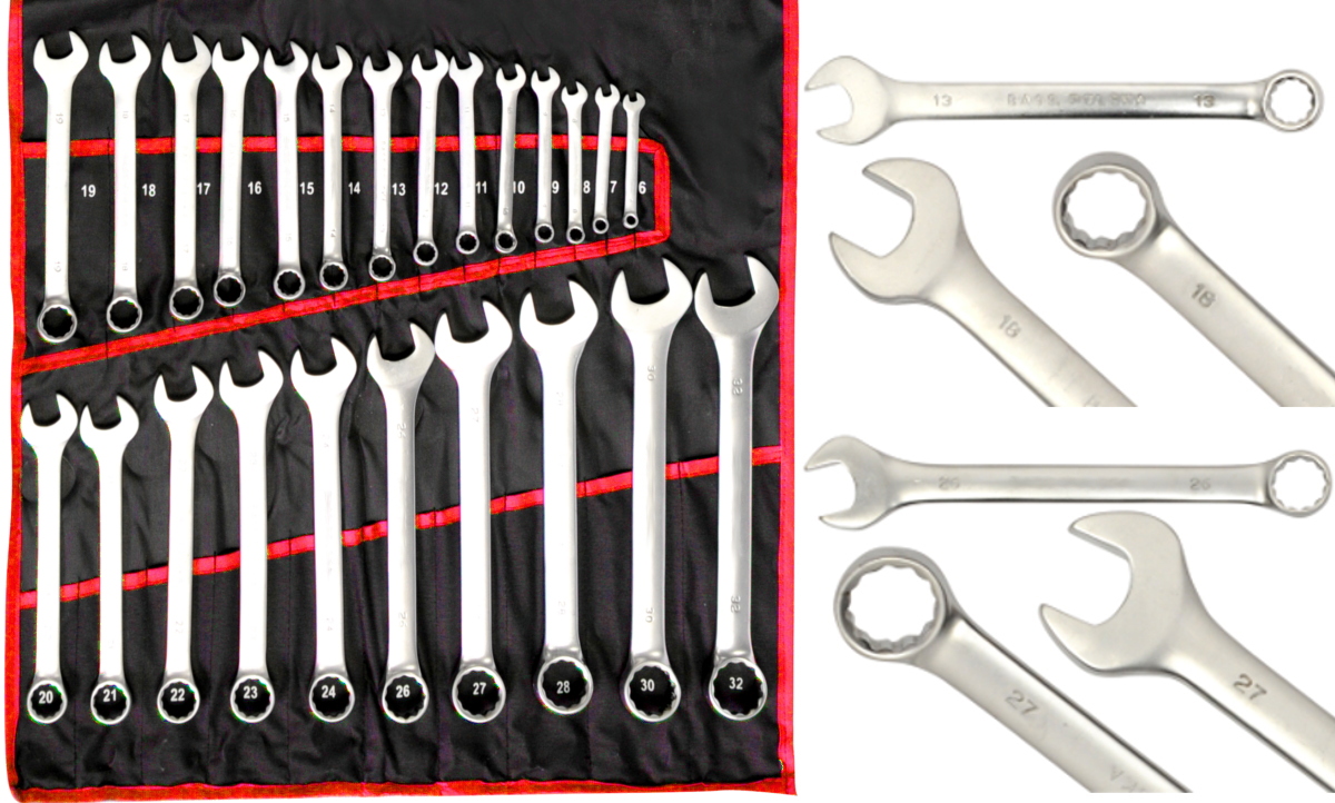 KLUCZE PLASKO OCZKOWE 6 32 TORX ZESTAW KLUCZY 47el Producent code M58140