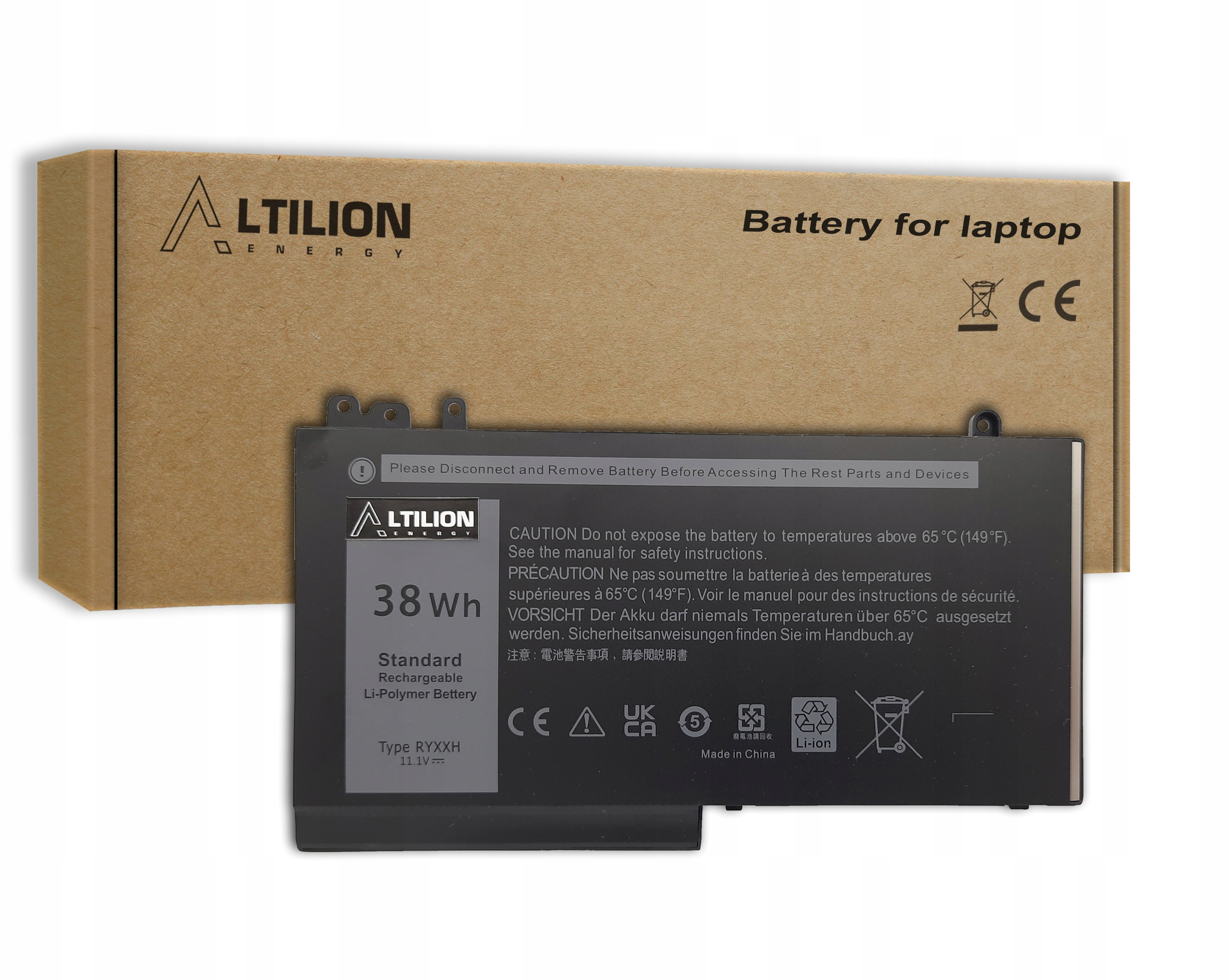 Baterie Altilion Energy Ryxxh je kompatibilní s Dell