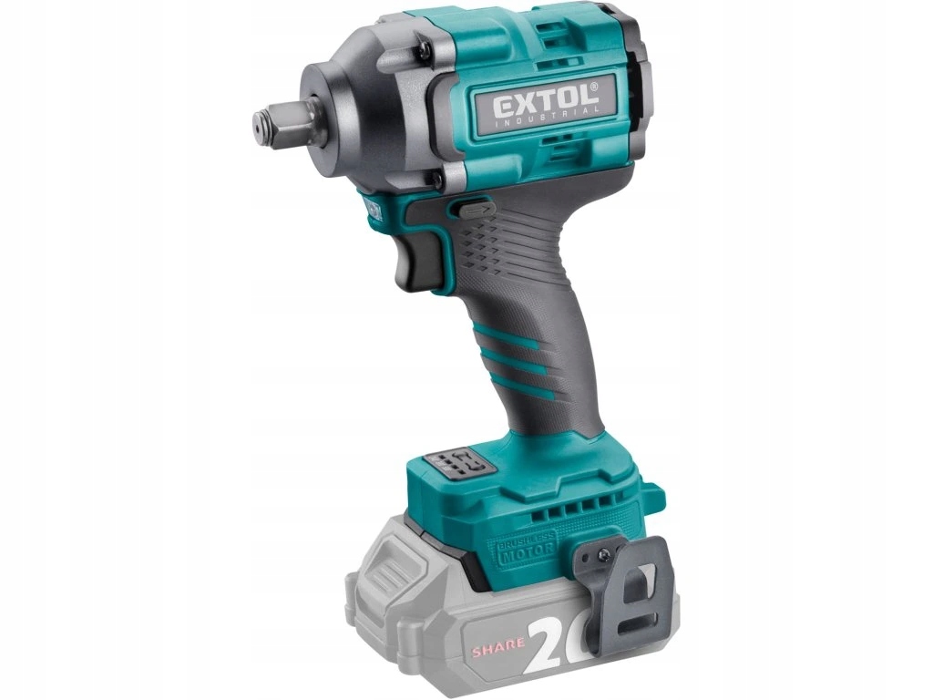 Aku rázový utahovák 1/2″ 500 Nm, SHARE20V, bez baterie a nabíječky 8791815