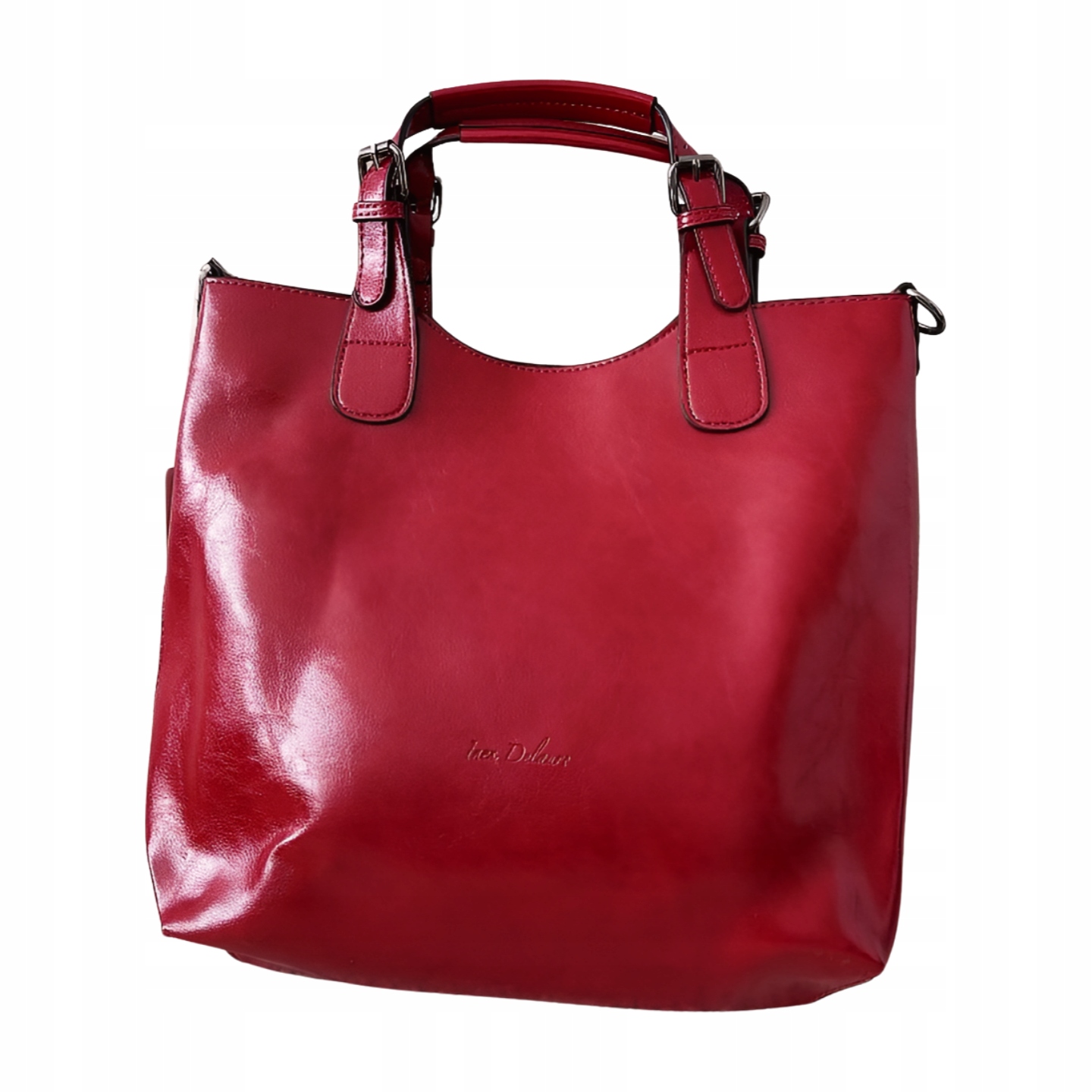 Ines Delaure kabelka shopper červená