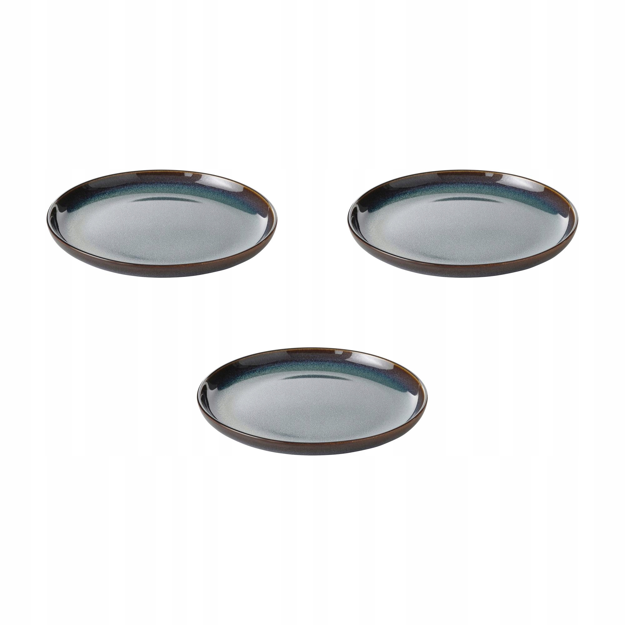 3 ks Gladelig Talířek modrý 20 cm
