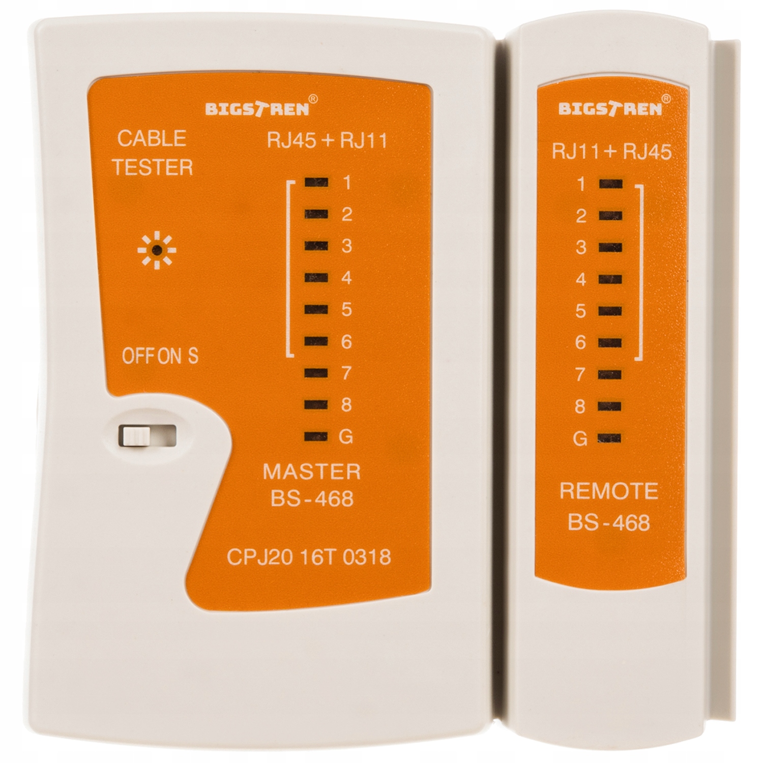 Tester do Kabli Sieciowych RJ45 RJ11 Przewodów LAN Miernik Sieci Sieciowy