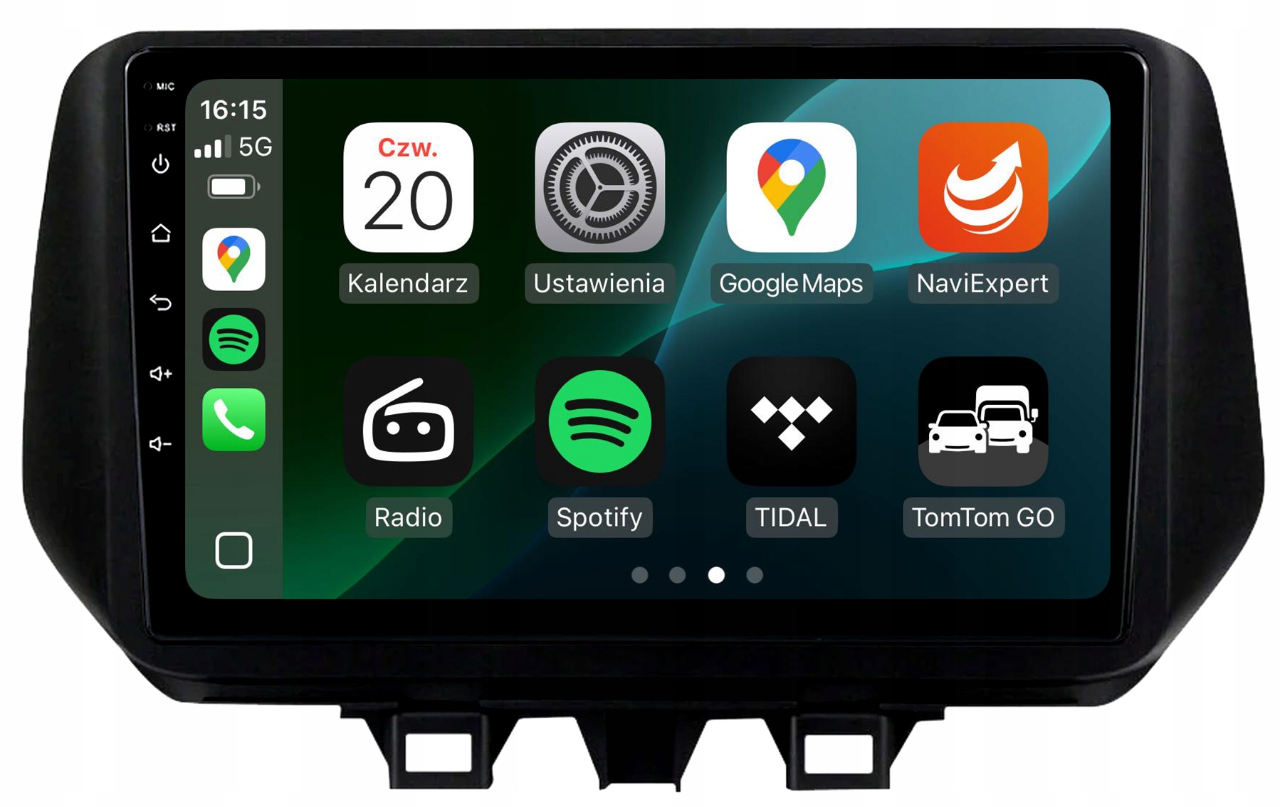 Hyundai Tucson 2018+ Rádio Navigace Android Auto Carplay Mapy