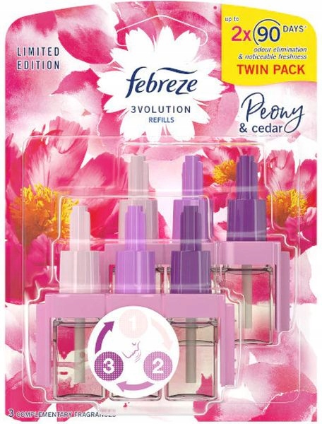 

Febreze 3Volution Odświeżacz Peony Cedar Dwupack