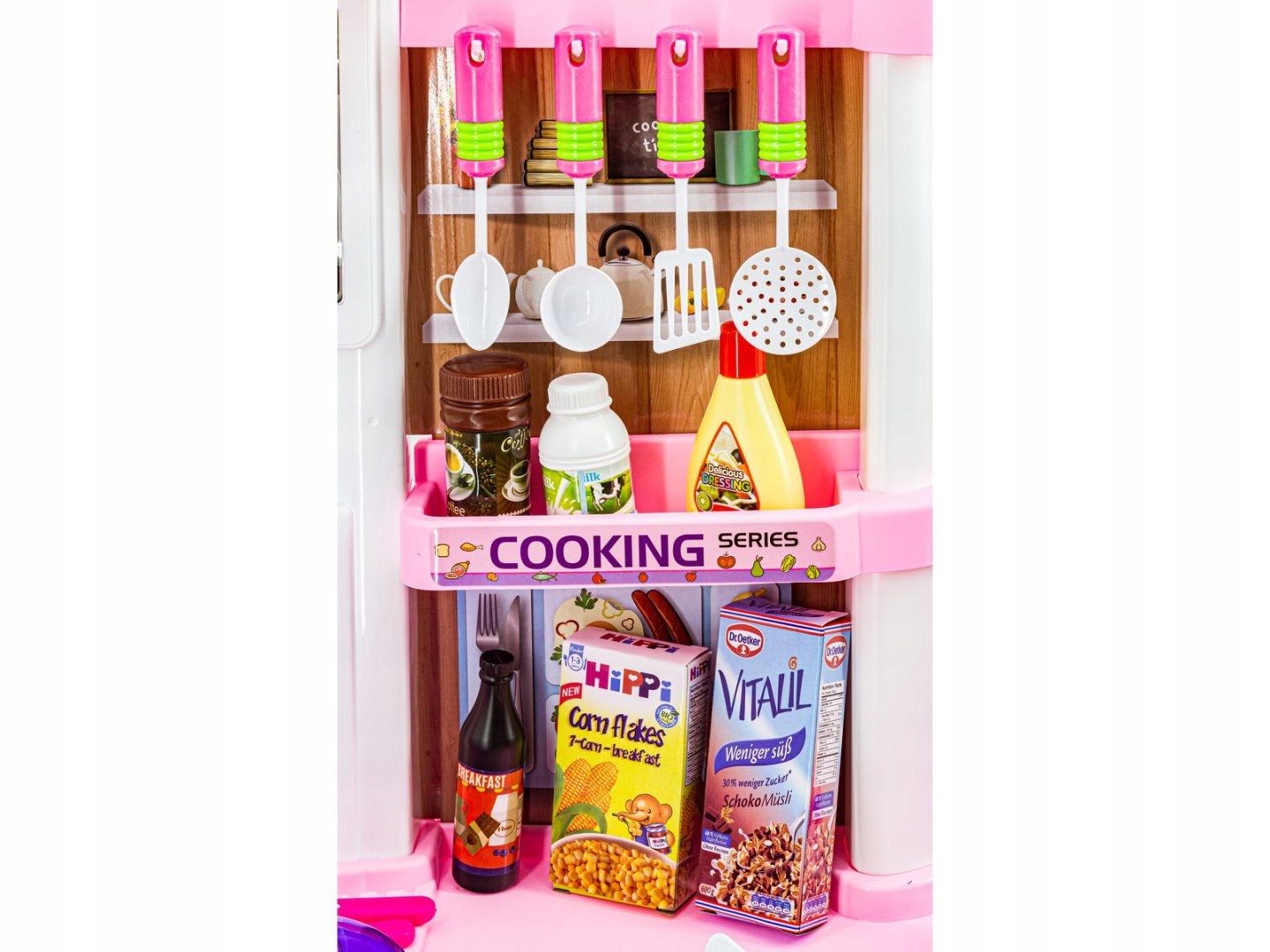 Multifunkcyjna Kuchnia Z Płytą Gazową I Panelem Dotykowym Różowa Bohater brak