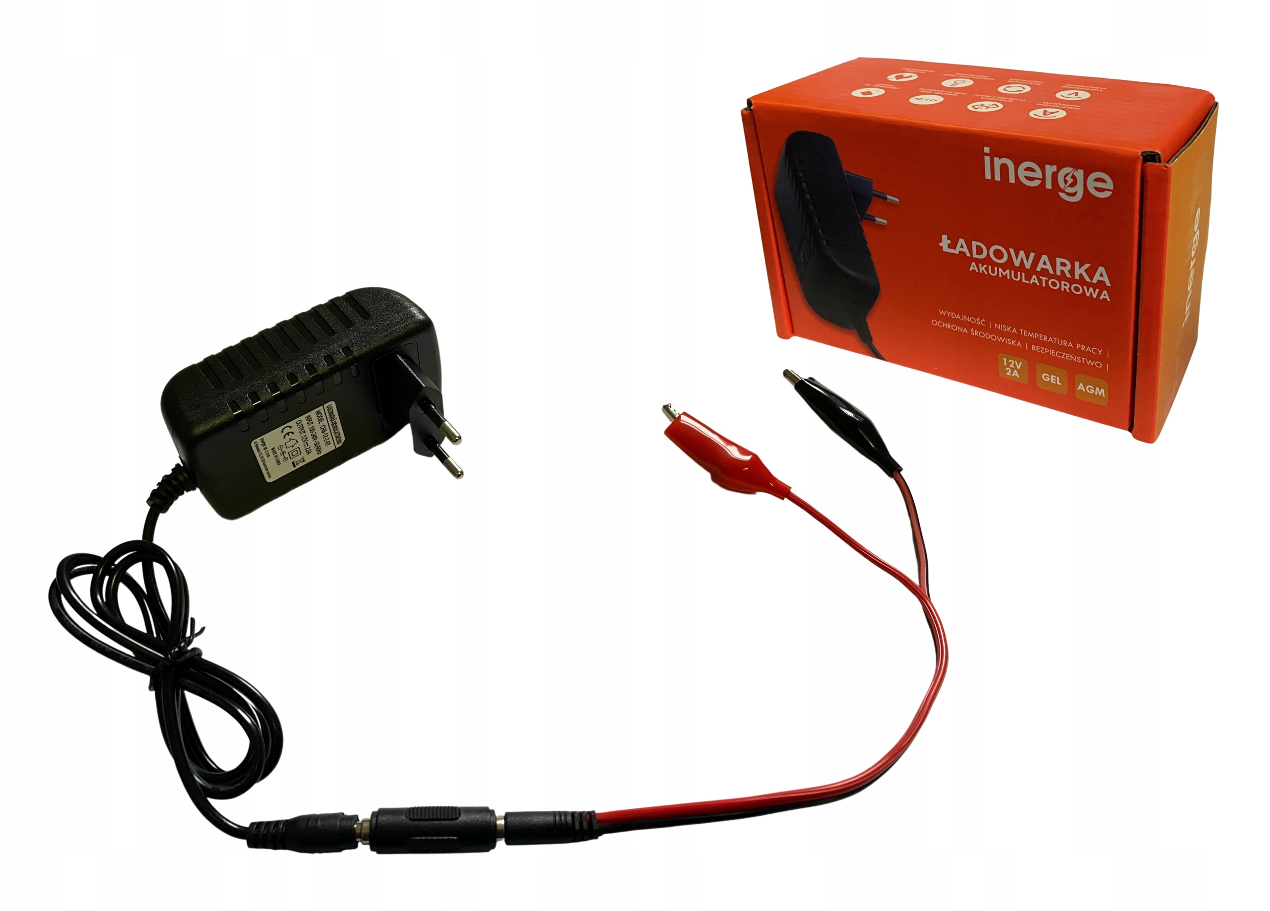 

Ładowarka Prostownik 12V 2A Led Akumulator Agm Gel