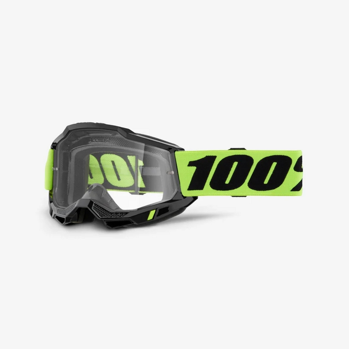100 % Okuliare Accuri 2 Otg Neon Yellow Clear Lens Farba Čierna/žltá