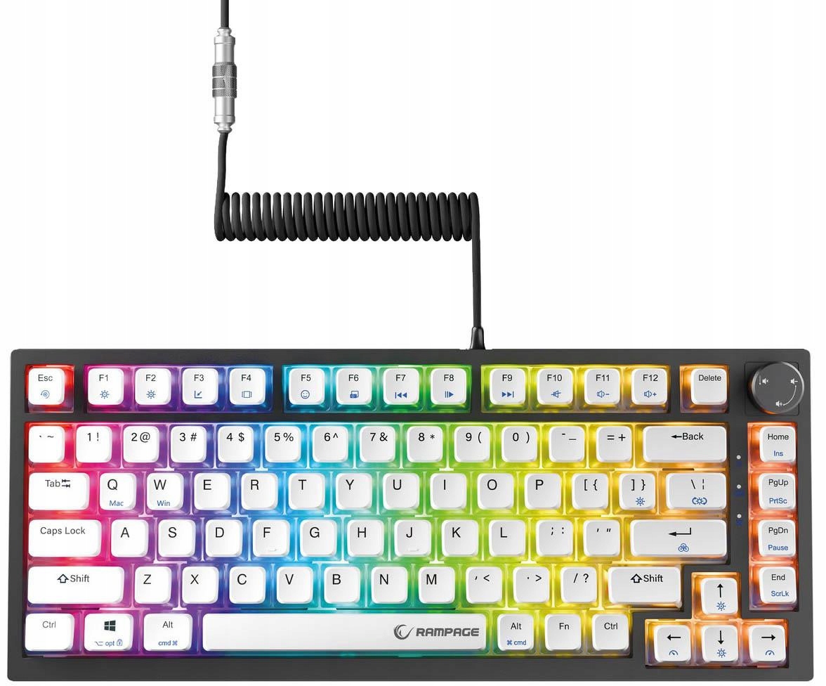 Káblová Klávesnica Rampage Zenith Pro 8000HZ Hall Effect Rgb Ks 20