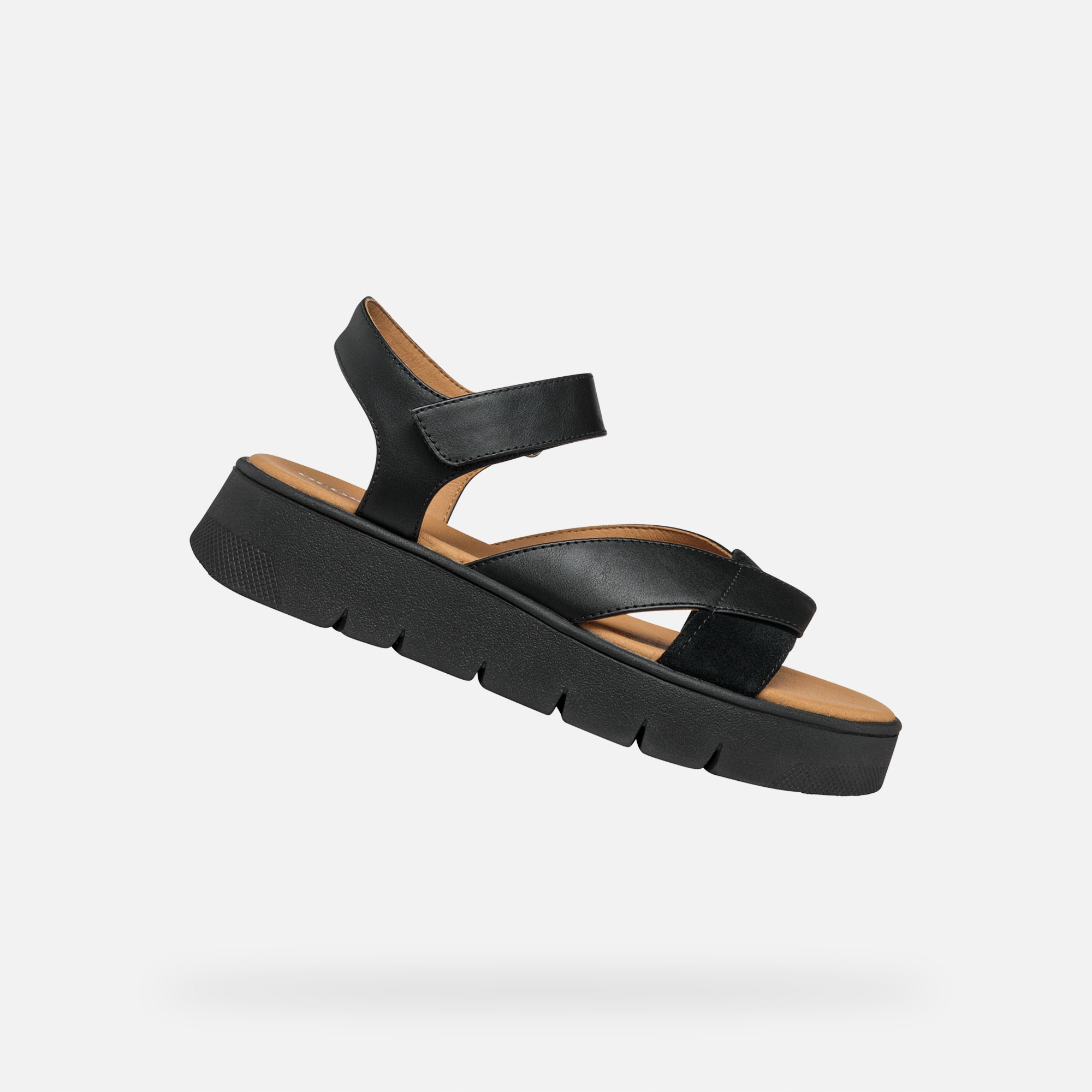 Geox Černé dámské sandály Geox Dandra 40
