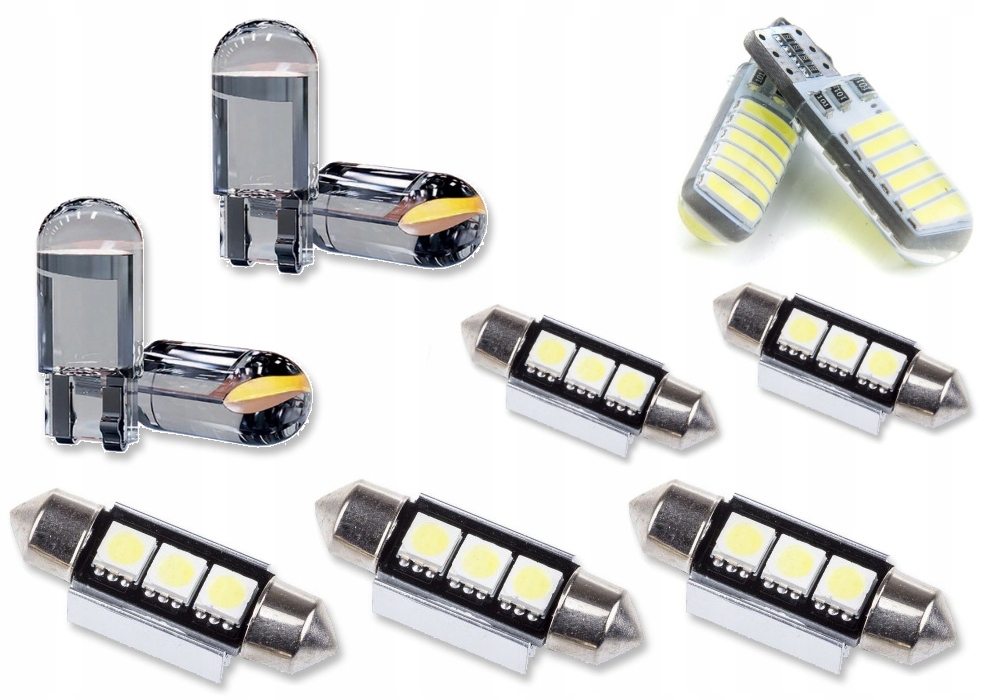 SKODA SUPERB I Zestaw oświetlenia wnętrza LED CAN Numer katalogowy części ZW_SUPERB1_Standard