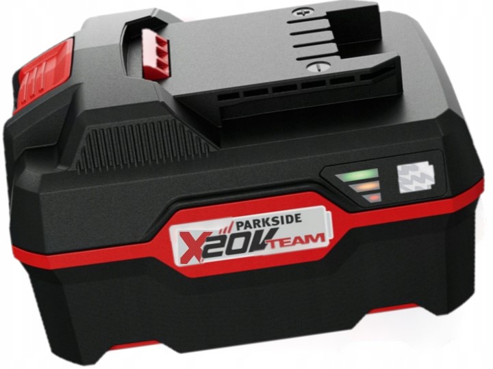 Akumulator Bateria Parkside X20 V Team 4ah Nowy Model Mocny Wytrzymały