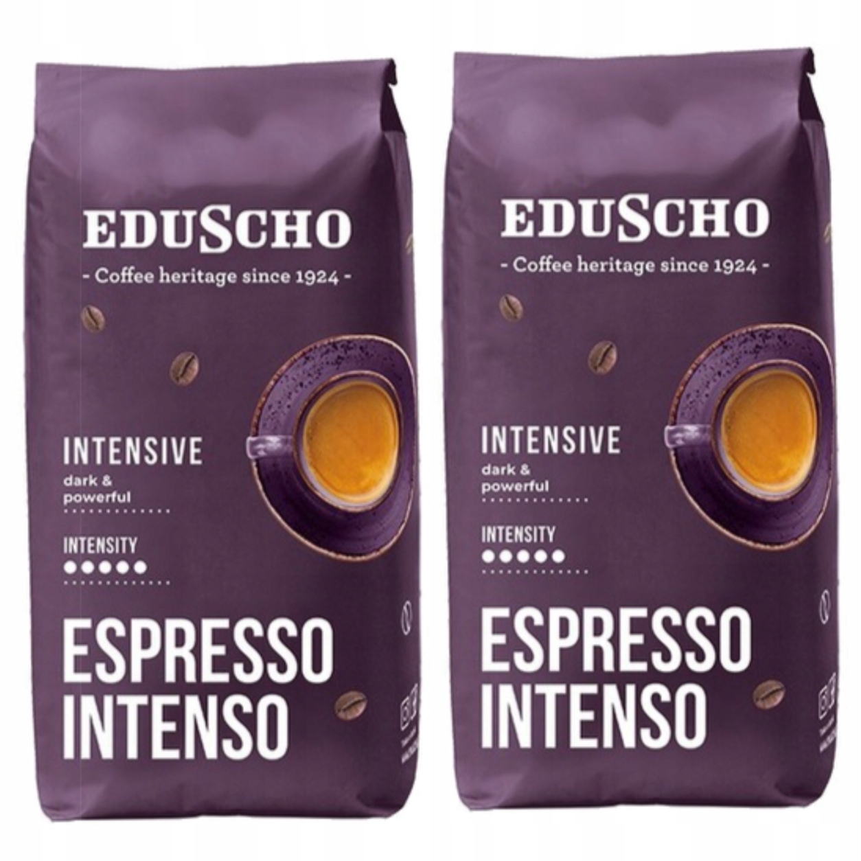 Eduscho Espresso Intenso Káva Zrnková Robusta 1kg x2