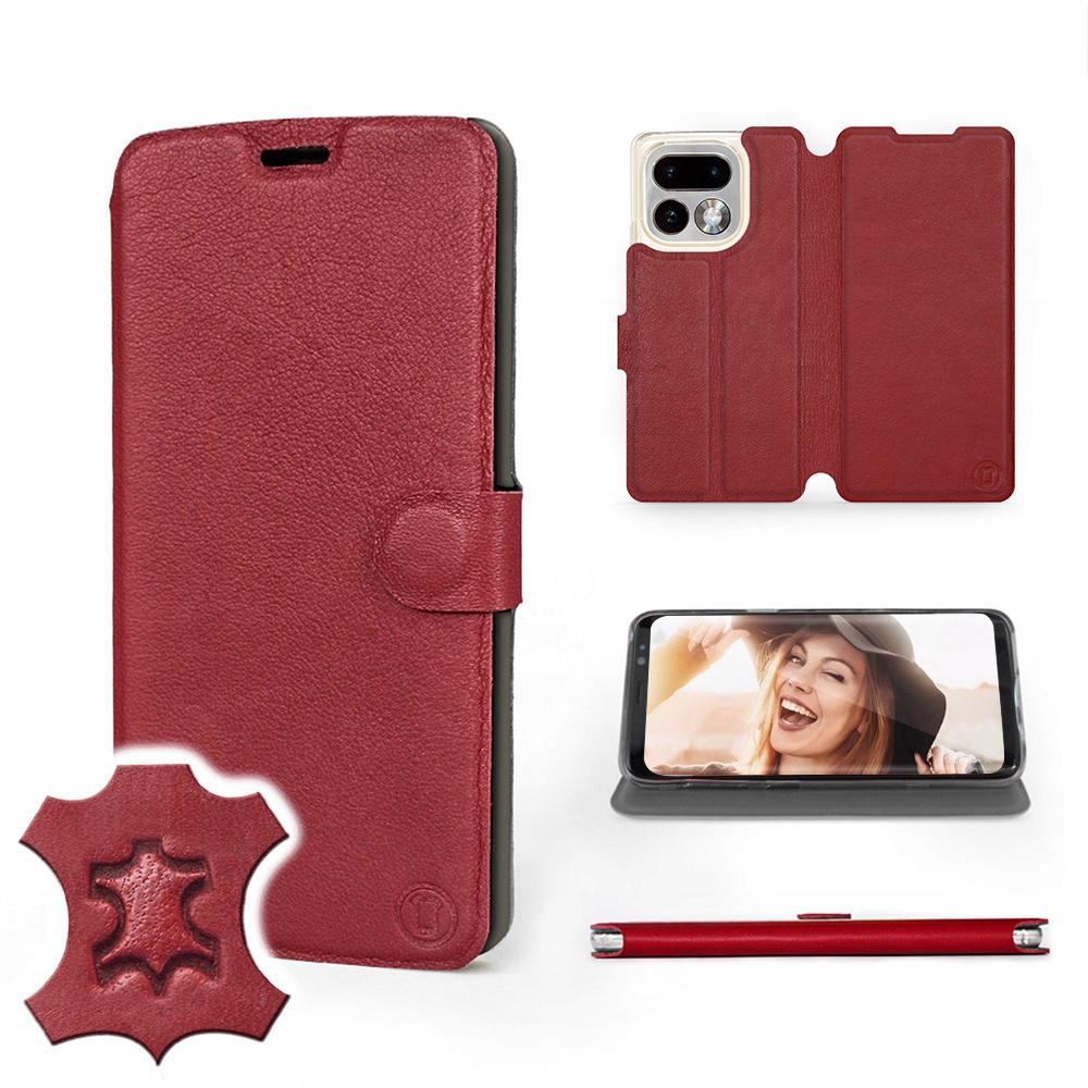 Etui Mobiwear do Realme 16 Pro Plus 5G Dark Red