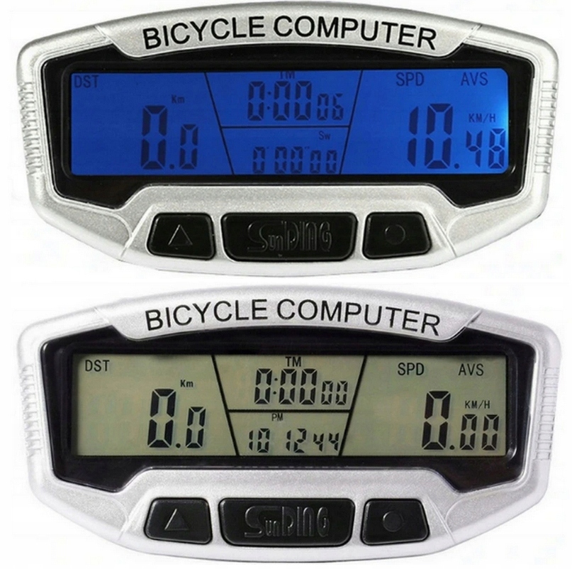 

Wodoodporny Licznik Rowerowy 28 Funkcji Duży LCD