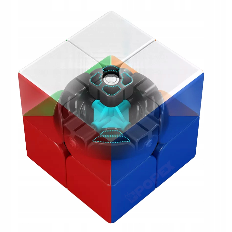 KOSTKA 2x2 MOYU MEILONG + PODSTAWKA + SAMOUCZEK PL PREZENT DLA DZIECKA Baterie rUBIKOM