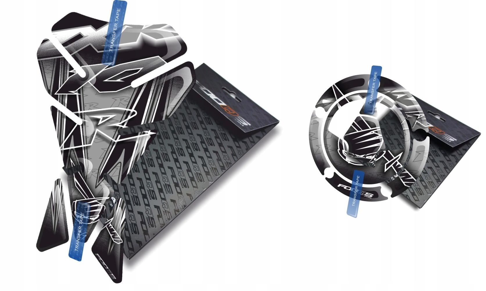 Tank-pad Cap-pad V1 od firmy Fooqs pro Kawasaki ZX-10-R Stříbrný