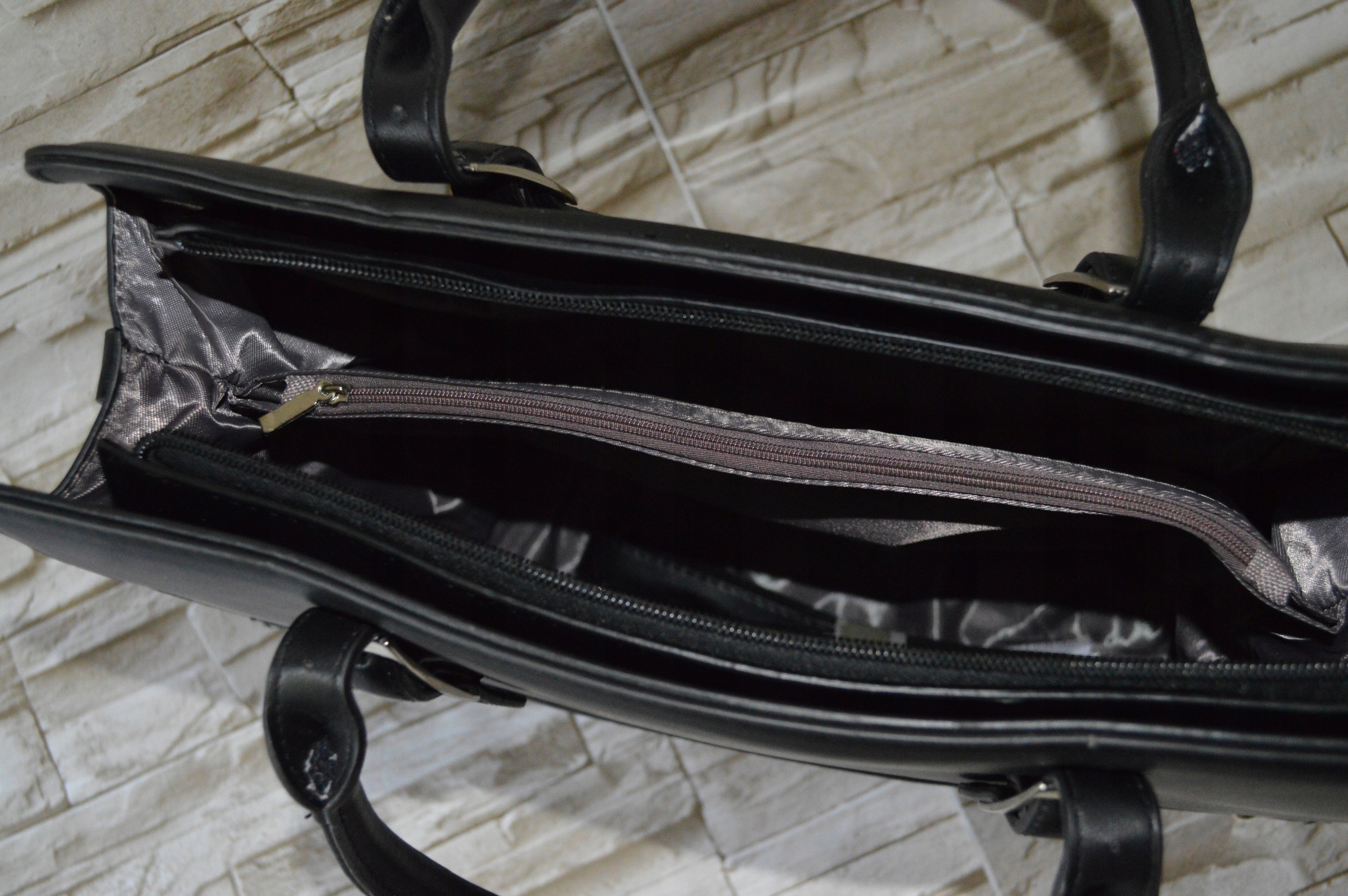 TOREBKA DAMSKA AKTÓWKA TOREBKI TECZKA SHOPPER BAG Kolor okuć srebrny