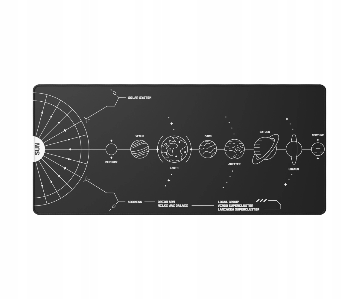 Podkładka pod mysz Dark Project Gaming Mousepad Terra Nova Black XL