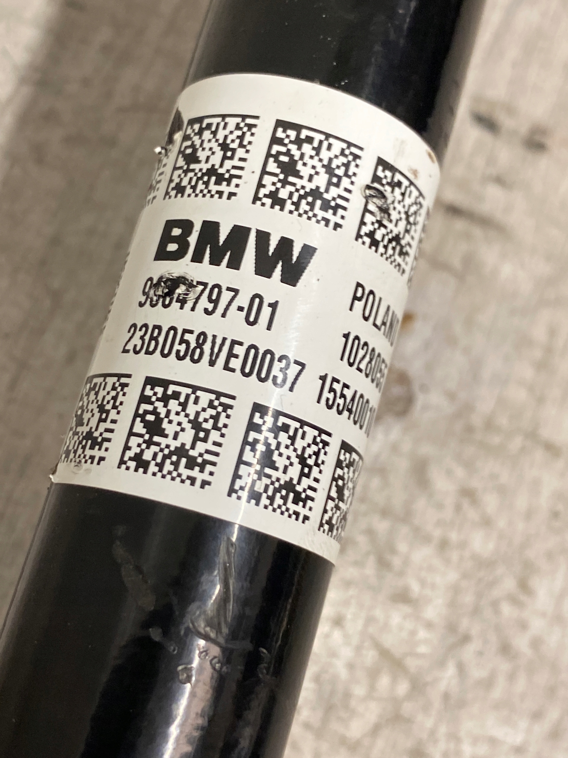 semi-axis front left BMW X1 U11 9884797