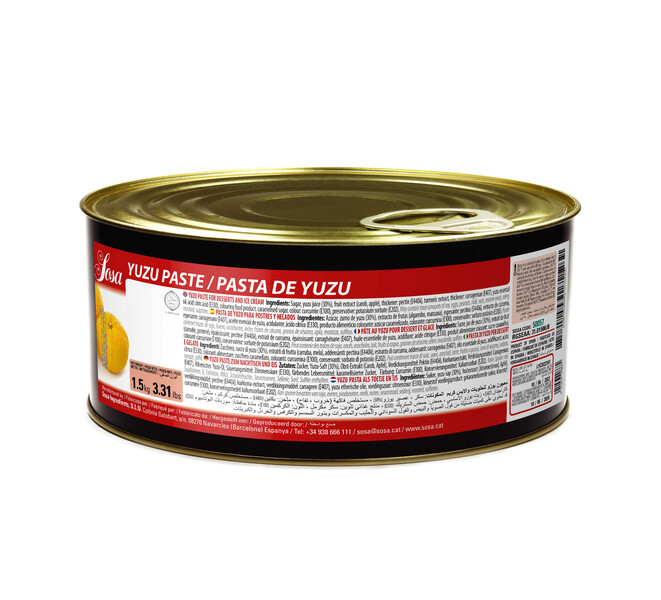 Ovocná pasta z yuzu Nejvyšší Kvalita Omáčka 1,5 kg