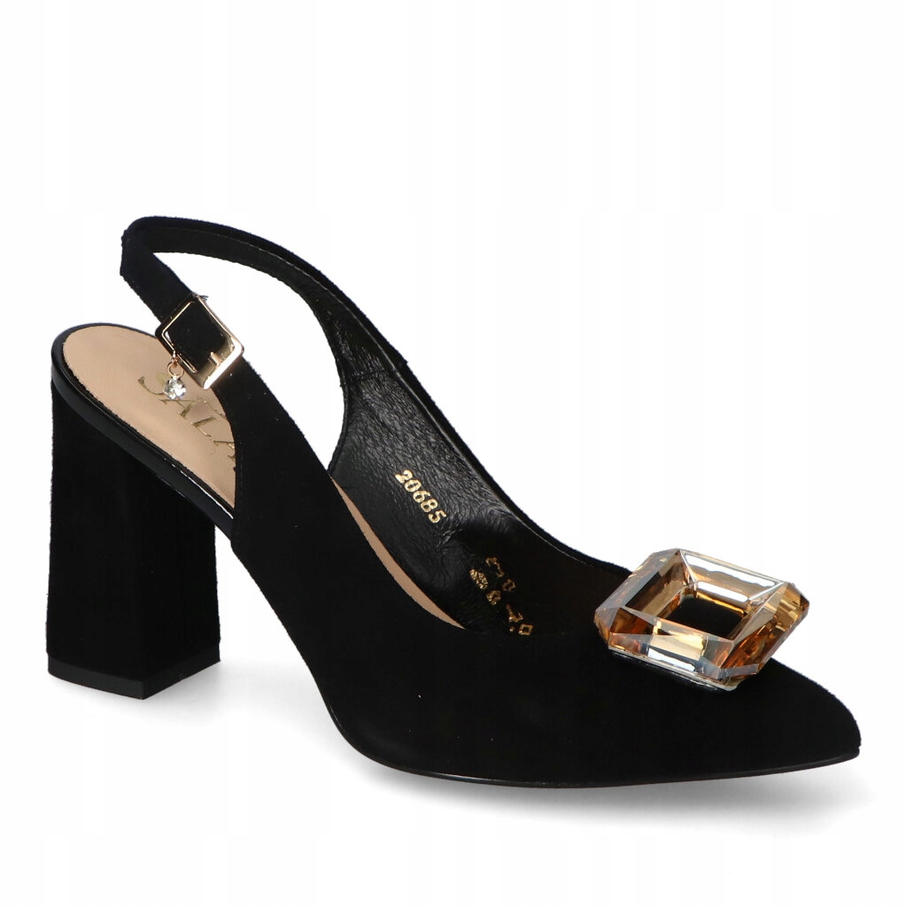 Sandály Sala 20685/21 Černý semiš 39