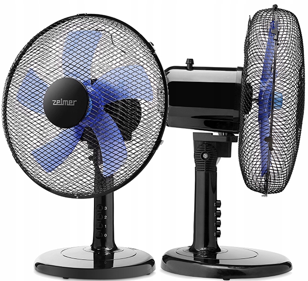 

Wentylator Biurkowy Zelmer ZTF0300 30cm 45W Czarny