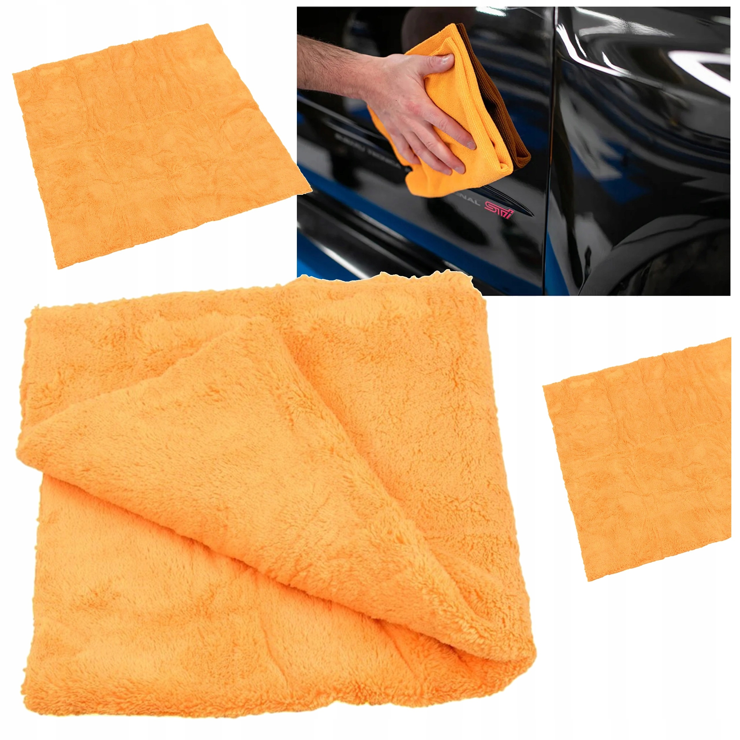 Ręcznik Chłonny Mikrofibra, Z Mikrofibry Do Osuszenia Auta 40x40 600 Gsm