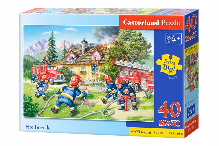 

Puzzle Maxi 40 Straż Pożarna układanka +4 lata