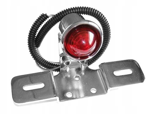 LA-160 - ЗАДНИЙ ФОНАРЬ ЗАДНИЙ УНИВЕРСАЛЬНЫЙ ХРОМИРОВАННЫЙ С ОСНОВАНИЕМ