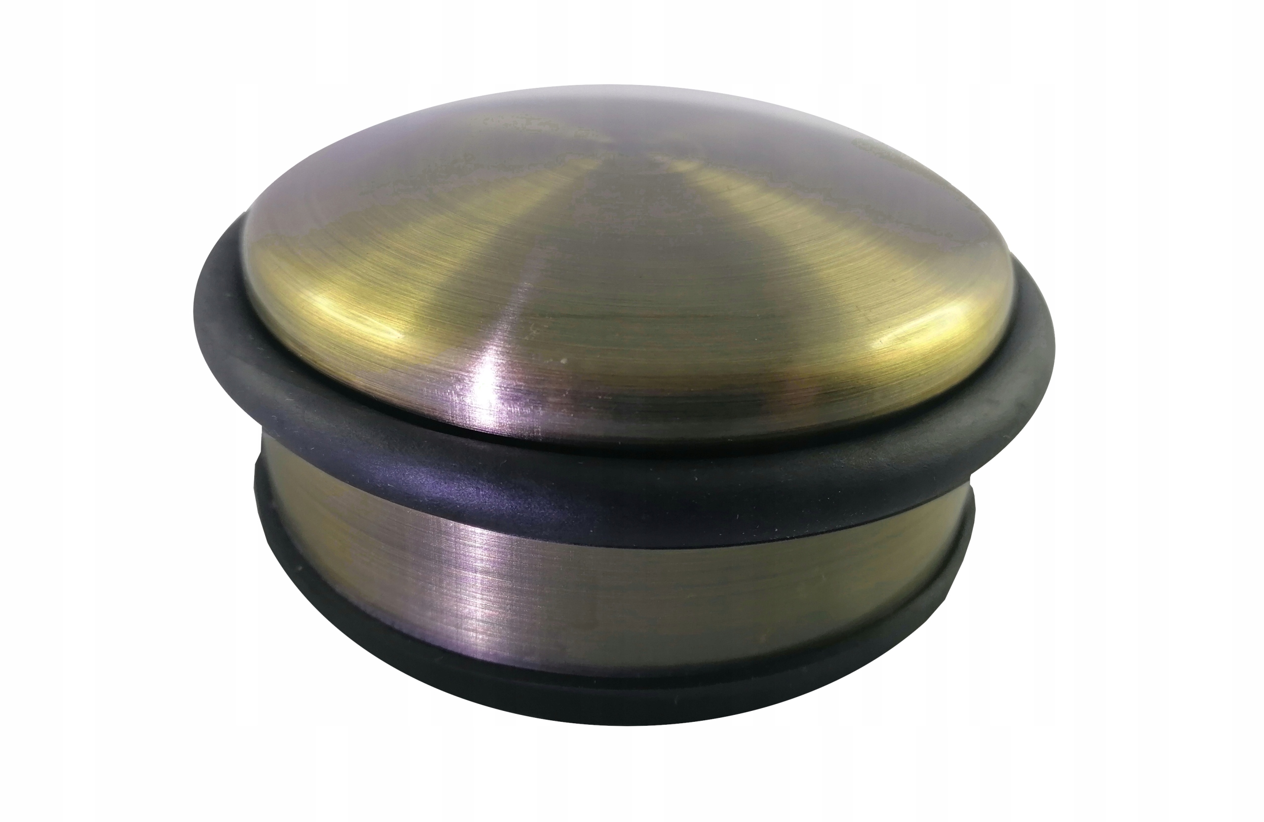 ODBOJNIK ODBÓJ DRZWI STAL STOJĄCY PATYNA NISKI