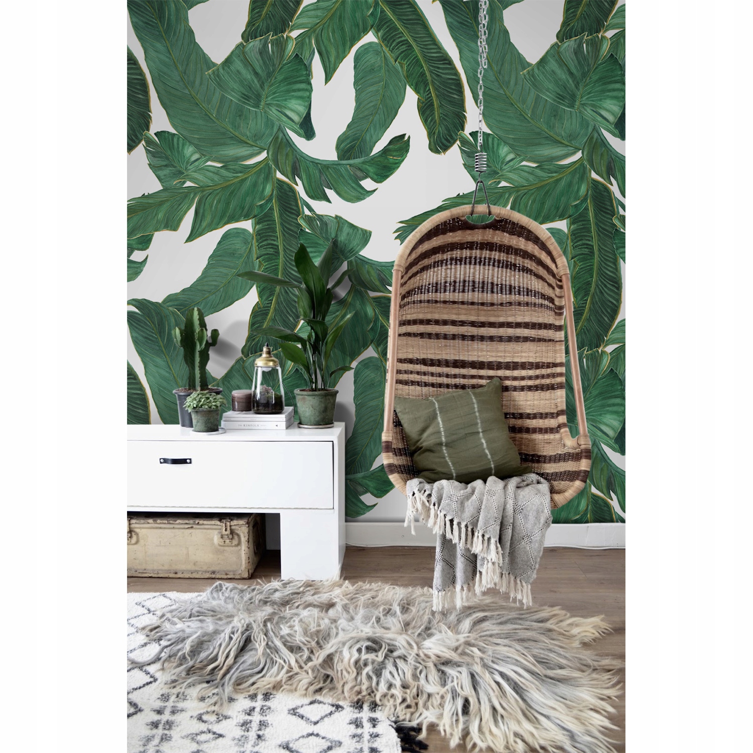 

Foto tapeta samoprzylepna Banan akwarele 250x250cm
