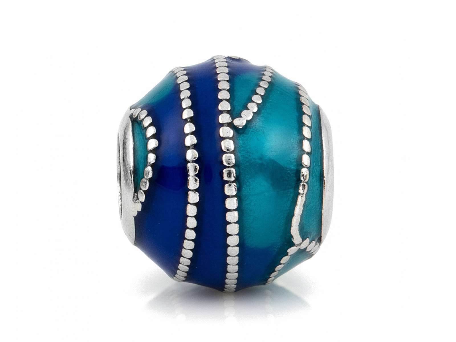 Stříbrný přívěsek 925 s modrou Smaltovanou Kuličkou jako dárek