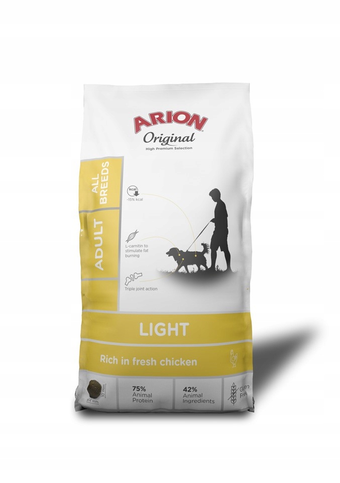Arion Light redukcja wagi Kurczak 35% Omega-3 12KG