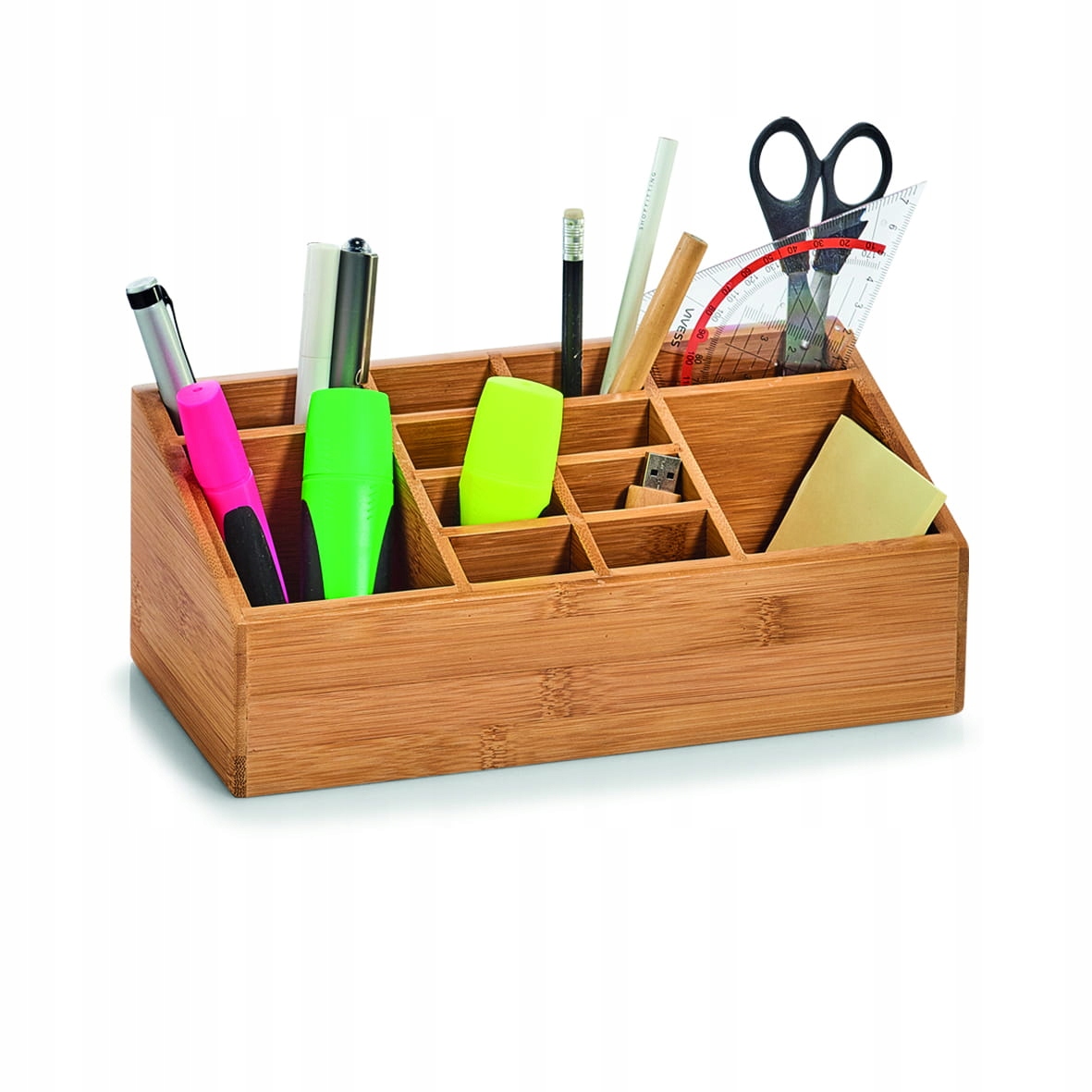 

Zeller, Drewniany organizer, bambus, 25,4x12x10cm