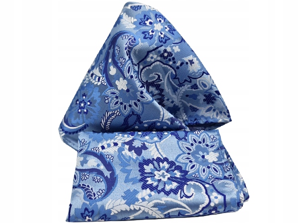 NIEBIESKA WE WZORY POSZETKA WYPUSTKA BUTONIERKA