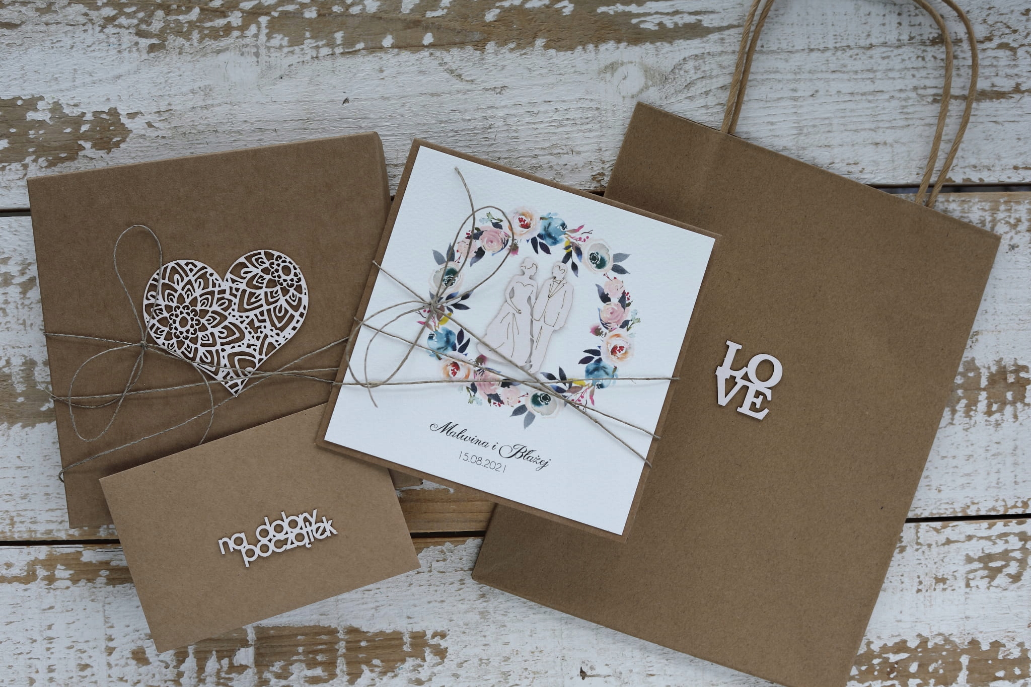 Výjimečná ručně vyráběná svatební přáníčka na svatba s personalizací