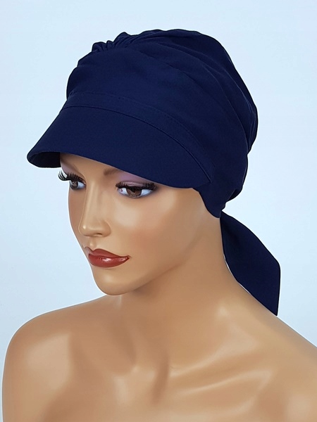 

Turban Tess z daszkiem w-161 chusty Eva Design