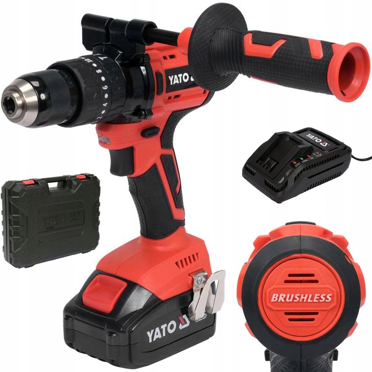 

Yato Wiertarko Wkrętarka Udarowa 18V 75Nm 3Ah