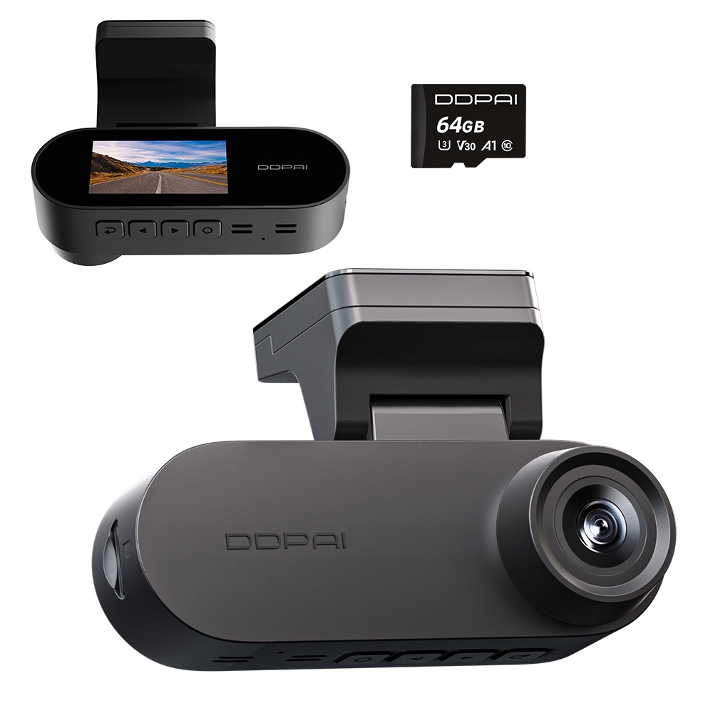 Videorekordér Ddpai N2 Automobilová 2.5K Wifi Bluetooth 5.0 64GB