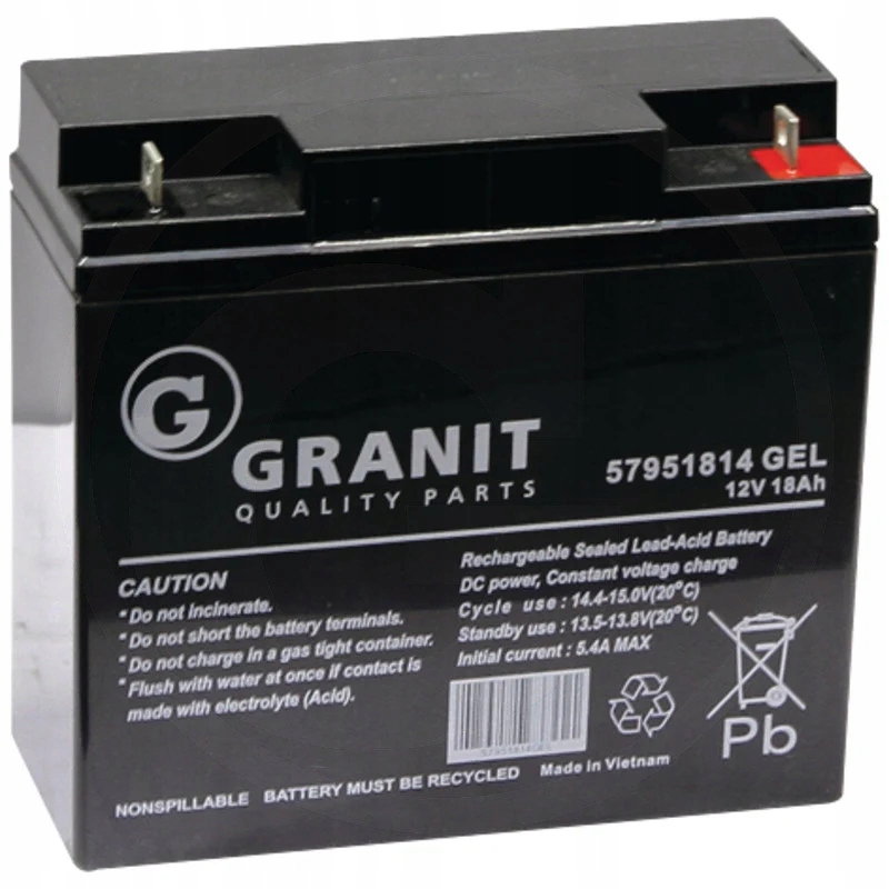 Батарея 12 в / 18 Ач 57951814 гель