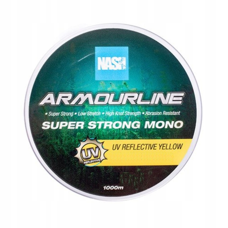 Nash Żyłka karpiowa Armourline Strong Mono Uv Yellow 0.35mm 1000m