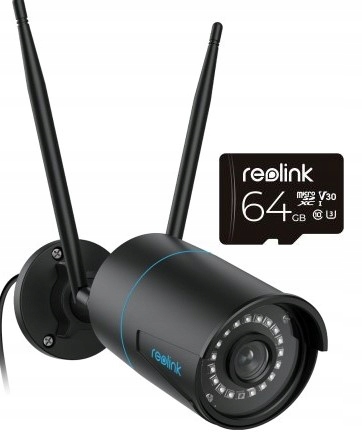 Kamera Reolink W320 (vel 510WA) 5Mpix WiFi P2P Ir 30 m čierna karta 64 Gb