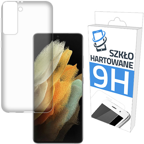

Etui Slim+szkło Hartowane do Samsung Galaxy S21