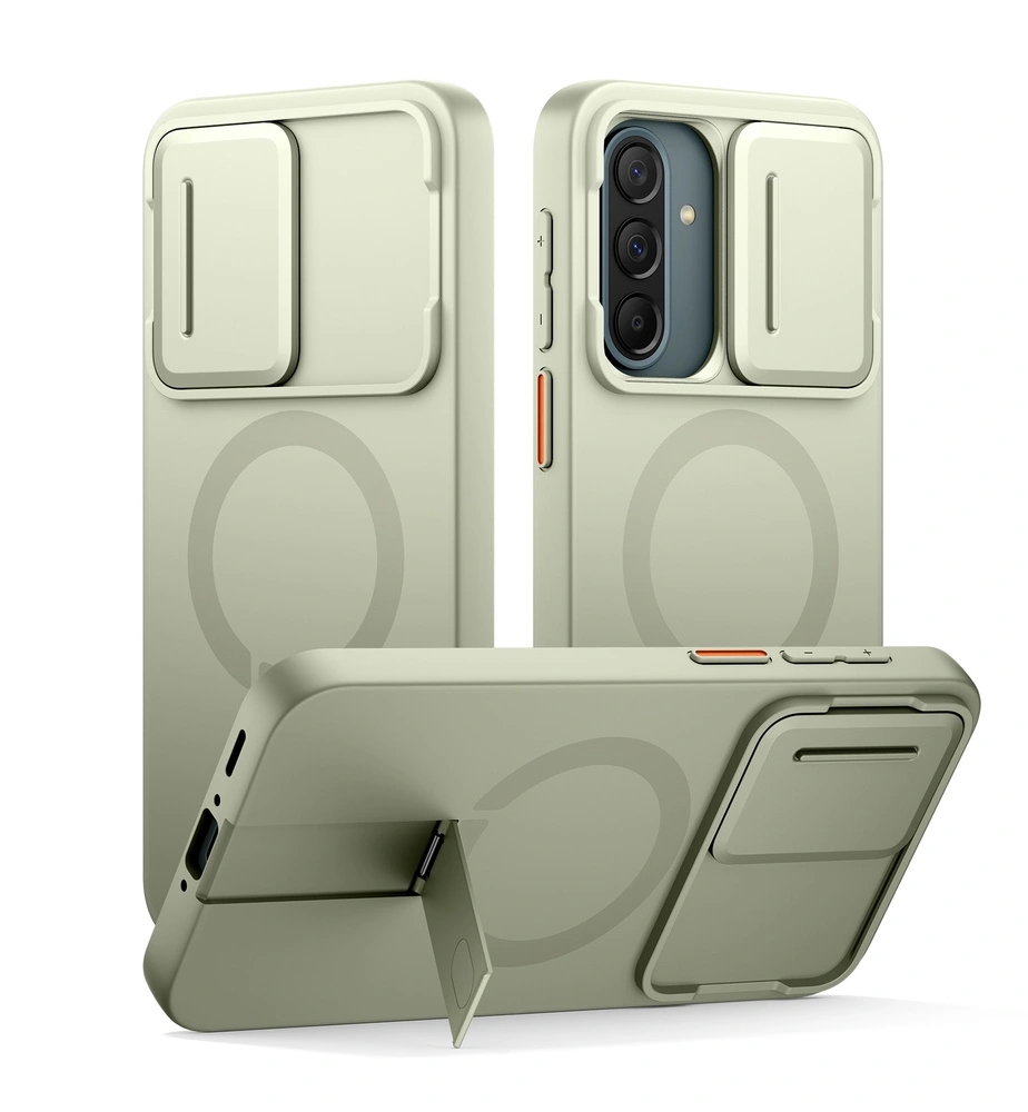 Pouzdro Suritch pro Galaxy A37/A36, ochrana fotoaparátu, stojánek na pouzdro MagSafe