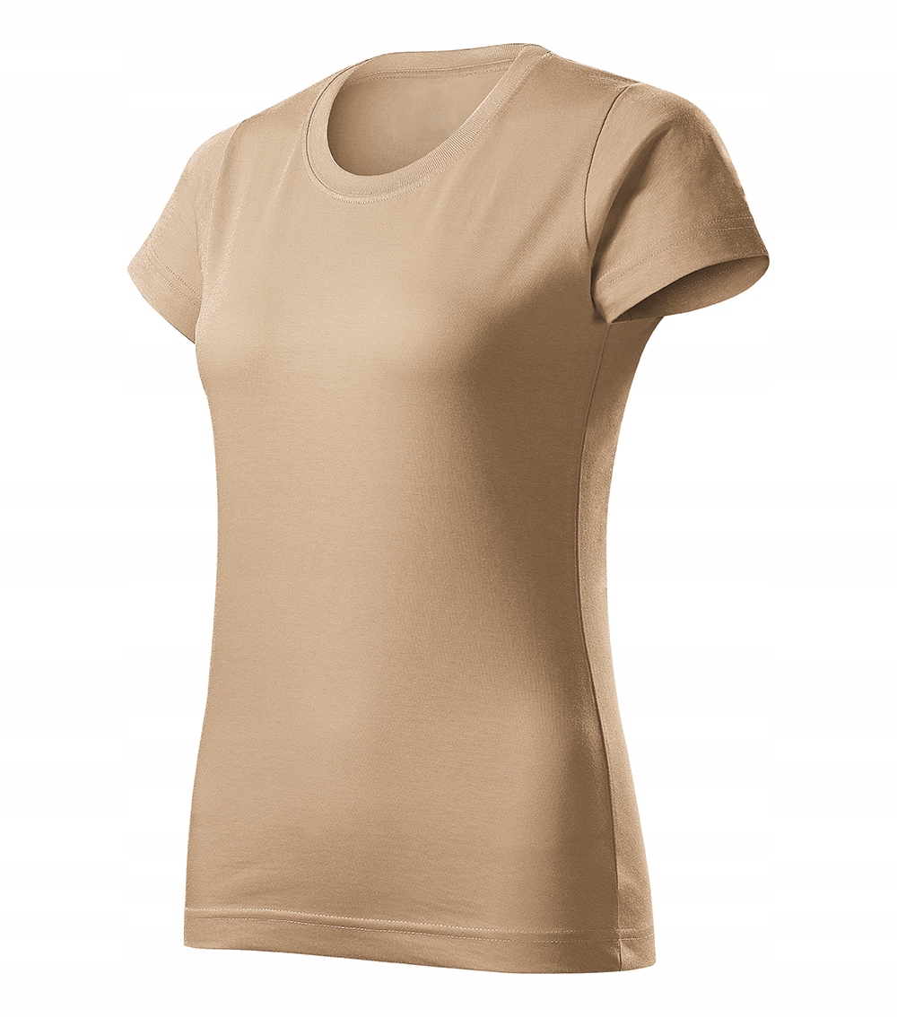 KOSZULKA DAMSKA BAWEŁNIANA T-SHIRT PREMIUM PURE COLLECTION WYSOKA JAKOŚĆ Model SANDY BASIC