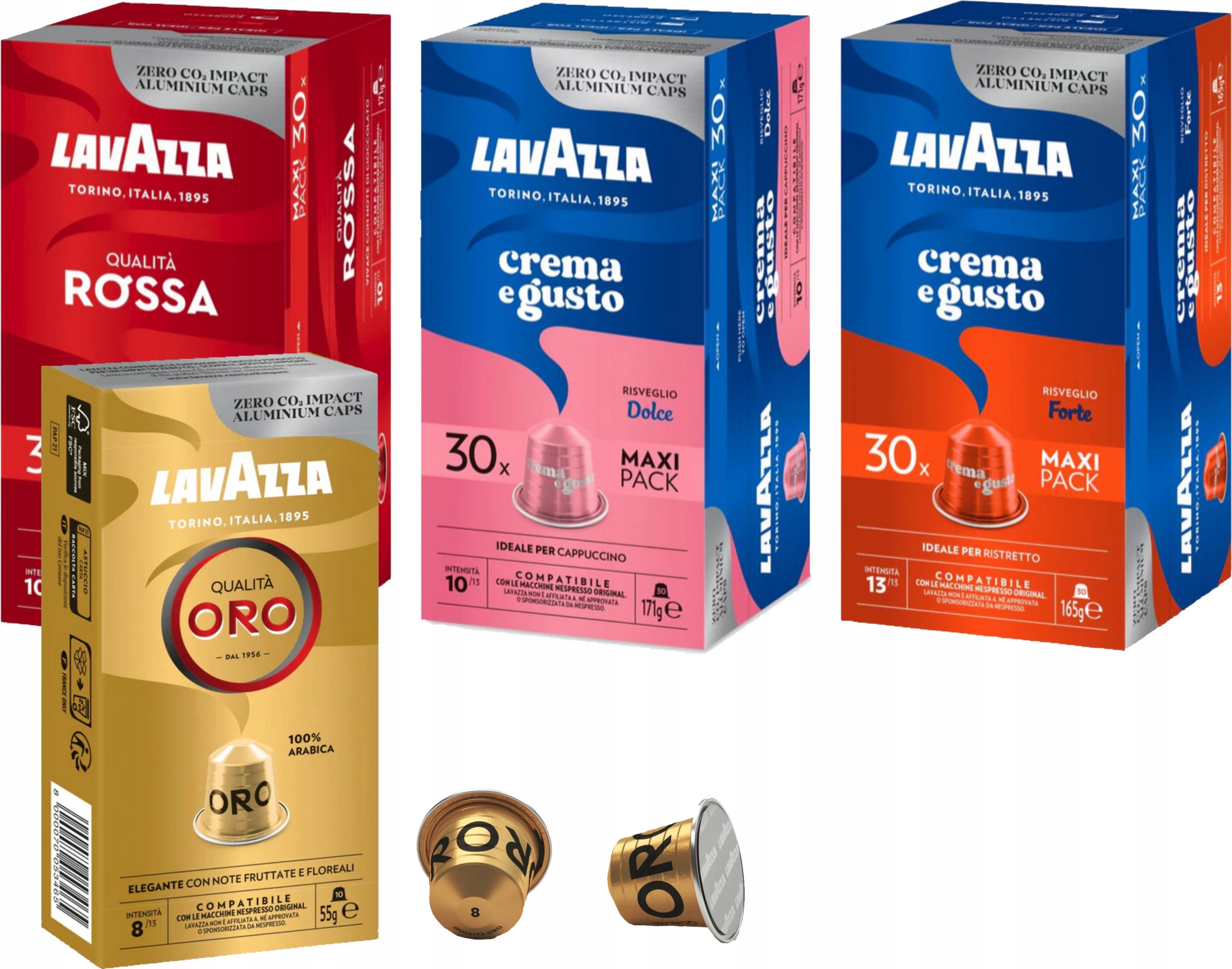 Kapsułki do Nespresso Lavazza Mix 100 sztuk
