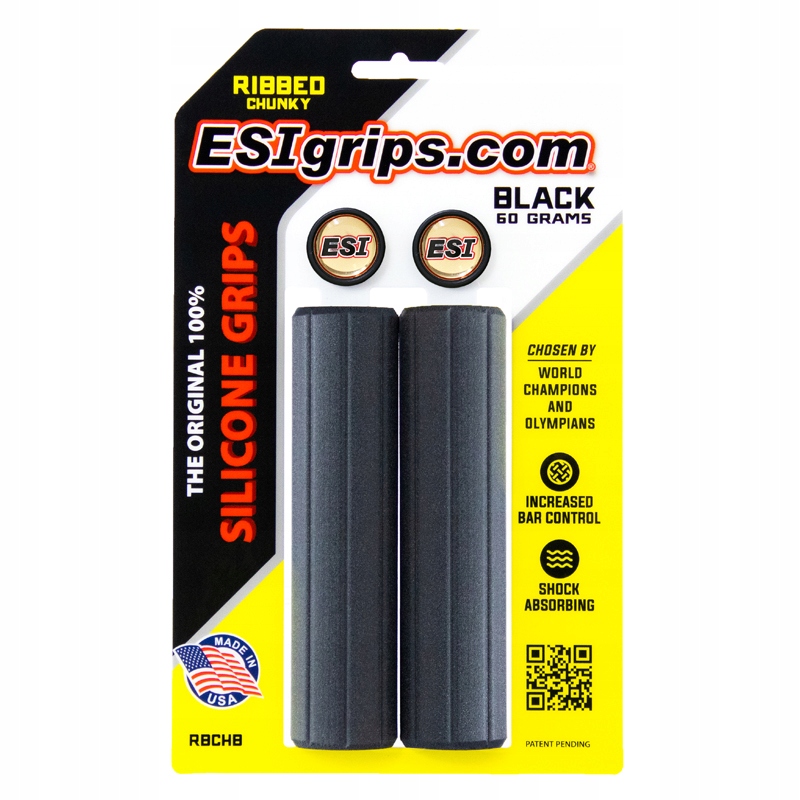 Esi Grips chwyty Ribbed Chunky czarne