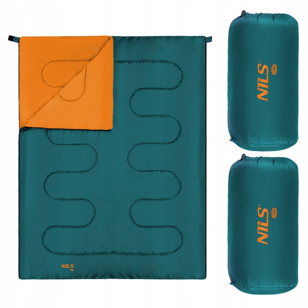2x Turistický spací pytel Přikrývka pod Stan 190 x 75 cm Obal