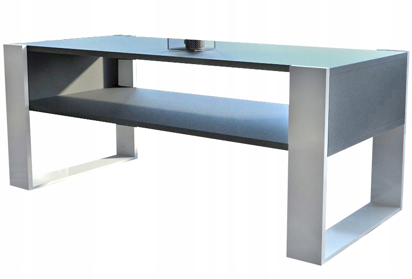 

Ława stolik kawowy Szary biały 120cm Loft