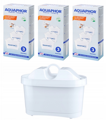 9x Wkład Filtr Aquaphor Maxfor do Brita Maxtra